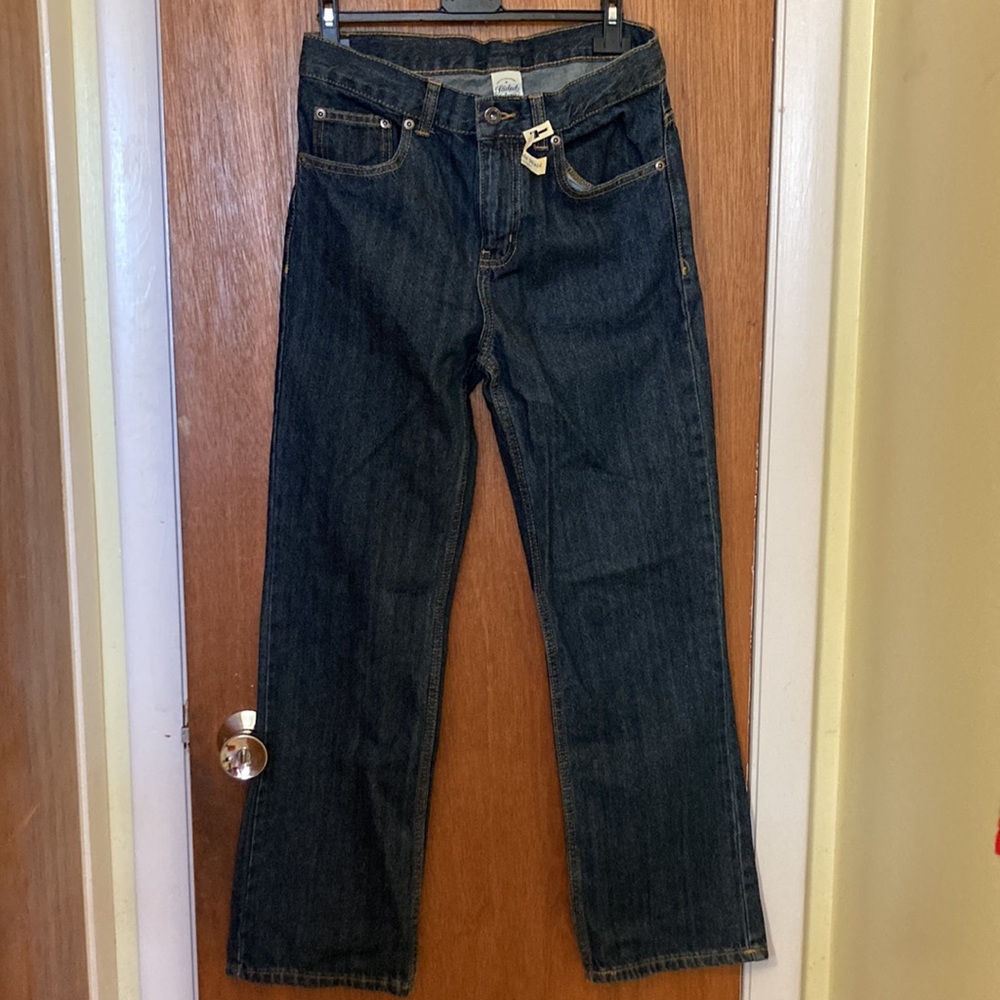 NWT Relaxed Fit Girls Jeans by Faded Glory, sz 14 Straight Leg Jeans